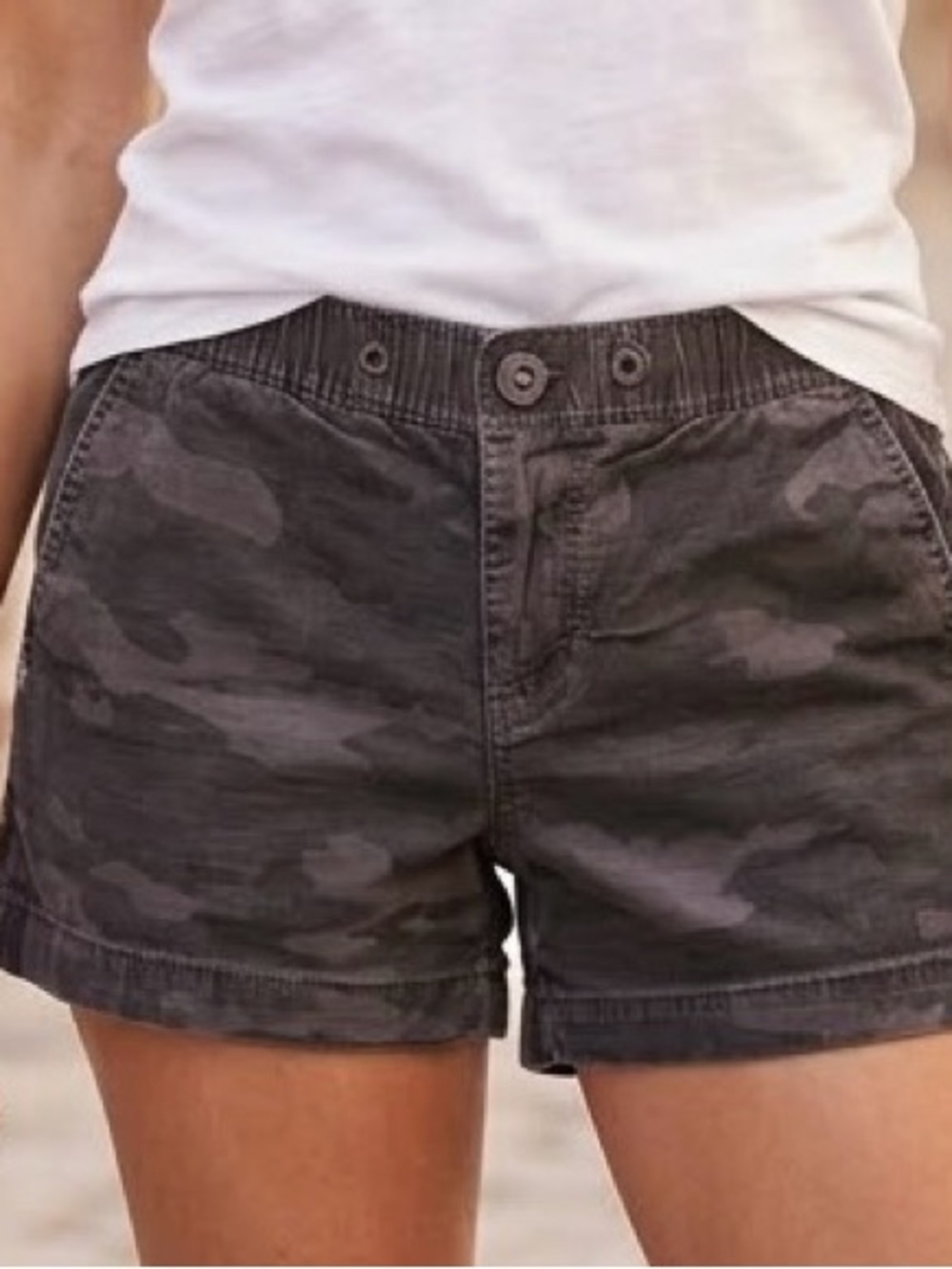 Vuori Ripstop Short Charcoal Camo Size XS